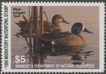 Picture of 1993 Minnesota Duck Stamp MNH VF
