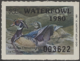 Picture of 1980 Missouri Duck Stamp MNH VF
