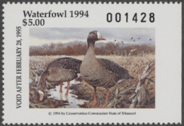 Picture of 1994 Missouri Duck Stamp MNH VF