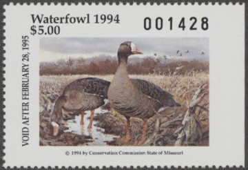 Picture of 1994 Missouri Duck Stamp MNH VF