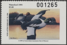Picture of 1995 Missouri Duck Stamp MNH VF