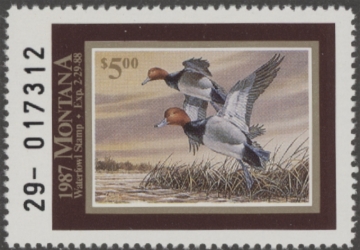 Picture of 1987 Montana Duck Stamp MNH VF