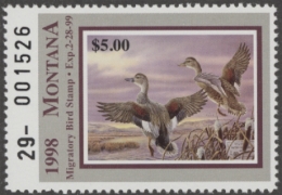 Picture of 1998 Montana Duck Stamp MNH VF