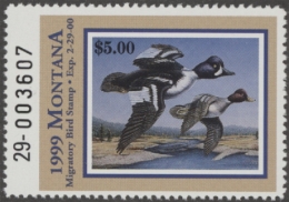 Picture of 1999 Montana Duck Stamp MNH VF