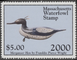 Picture of 2000 Massachusetts Duck Stamp MNH VF