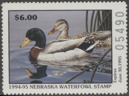Picture of 1994 Nebraska Duck Stamp MNH VF