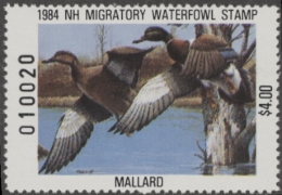 Picture of 1984 New Hampshire Duck Stamp MNH VF