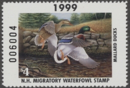 Picture of 1999 New Hampshire Duck Stamp MNH VF