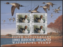 Picture of 1993 Rhode Island SS signed by Governor MNH VF