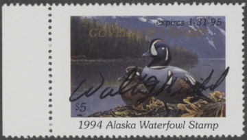 Picture of 1994 Alaska Duck Stamp Governor's Edition MNH VF