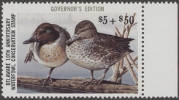 Picture of 1990 Delaware Duck Stamp Governor's Edition MNH VF