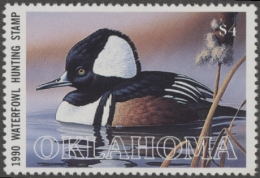 Picture of 1990 Oklahoma Duck Stamp MNH VF