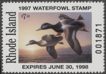 Picture of 1997 Rhode Island Duck Stamp MNH VF