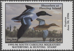 Picture of 1995 South Carolina Duck Stamp MNH VF