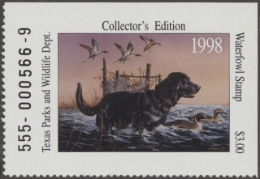 Picture of 1998 Texas Duck Stamp MNH VF