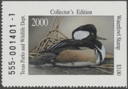 Picture of 2000 Texas Duck Stamp MNH VF