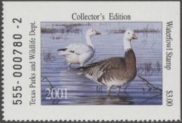 Picture of 2001 Texas Duck Stamp MNH VF