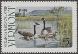 Picture of 1989 Vermont Duck Stamp MNH VF