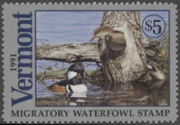 Picture of 1991 Vermont Duck Stamp MNH VF