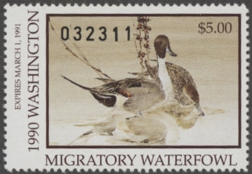 Picture of 1990 Washington Duck Stamp MNH VF