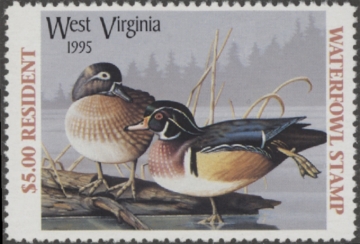Picture of 1995 West Virginia Duck Stamp MNH VF