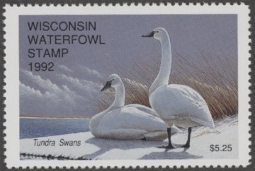 Picture of 1992 Wisconsin Duck Stamp MNH VF