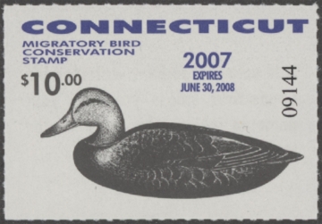 Picture of 2007 Connecticut Duck Stamp MNH VF