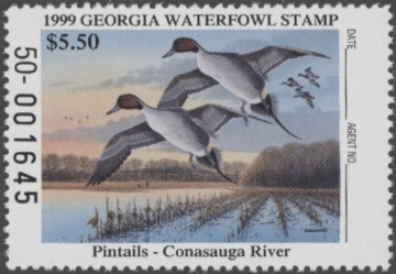Picture of 1999 Georgia Duck Stamp MNH VF