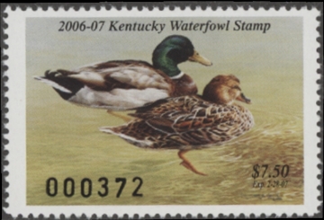Picture of 2006 Kentucky Duck Stamp MNH VF