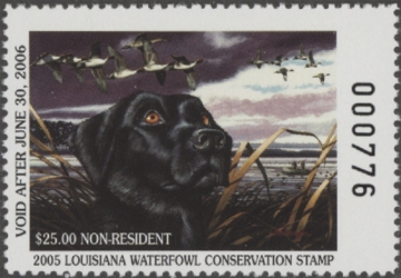 Picture of 2005 Louisiana Duck Stamp MNH VF