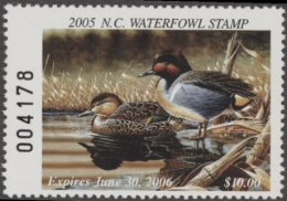 Picture of 2005 North Carolina Duck Stamp MNH VF