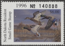 Picture of 1996 North Dakota Duck Stamp MNH VF