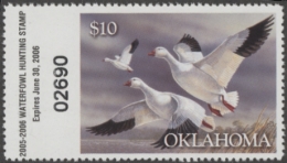 Picture of 2005 Oklahoma Duck Stamp MNH VF
