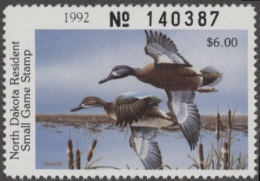 Picture of 1992 North Dakota Duck Stamp MNH VF