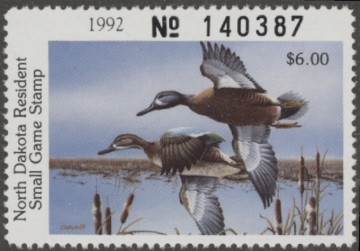 Picture of 1992 North Dakota Duck Stamp MNH VF