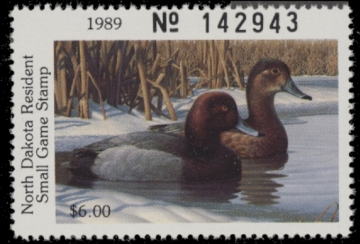 Picture of 1989 North Dakota Duck Stamp MNH VF
