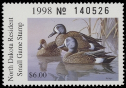 Picture of 1998 North Dakota Duck Stamp MNH VF