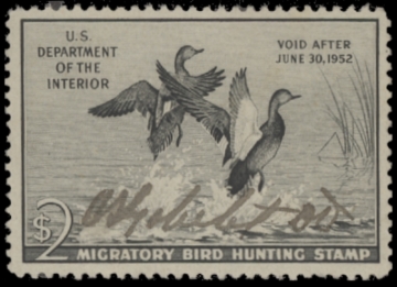 Picture of RW18 1951 Duck Stamp  Used F-VF