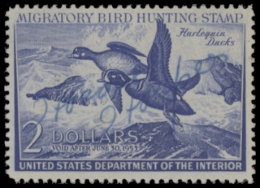 Picture of RW19 1952 Duck Stamp  Used F-VF