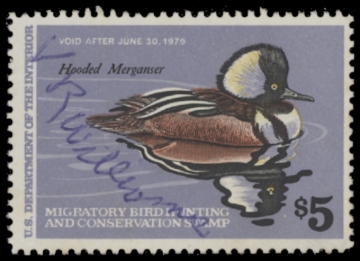 Picture of RW45 1978 Duck Stamp  Used F-VF