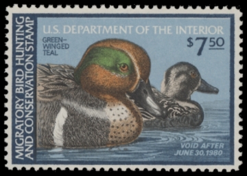 Picture of RW46 1979 Duck Stamp  MNH F-VF