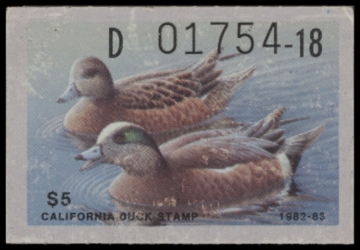 Picture of 1982 California Duck Stamp MNH VF