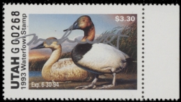 Picture of 1993 Utah Duck Stamp Governor's Edition MNH VF