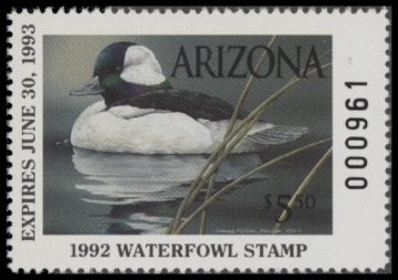 Picture of 1992 Arizona Duck Stamp MNH VF