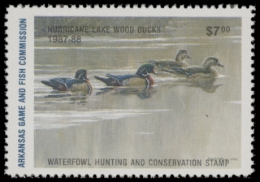Picture of 1987 Arkansas Duck Stamp MNH VF