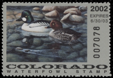 Picture of 2002 Colorado Duck Stamp MNH VF