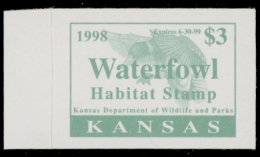 Picture of 1998 Kansas Duck Stamp MNH VF