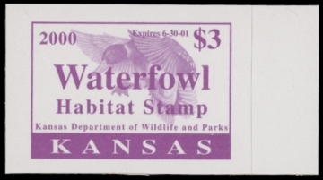 Picture of 2000 Kansas Duck Stamp MNH VF