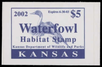 Picture of 2002 Kansas Duck Stamp MNH VF