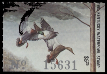 Picture of 1985 Kentucky Duck Stamp - First of State MNH VF